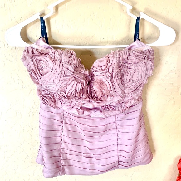 bebe Tops - New: Bebe blush bustier corset the crop top